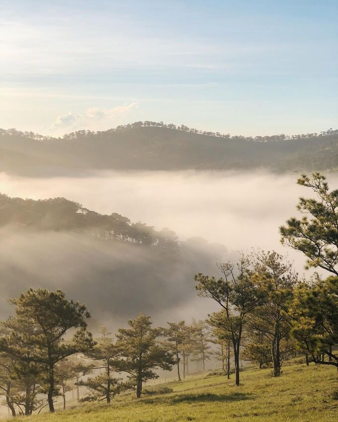Five ideal hills for cloud hunting in Da Lat Five ideal hills for cloud hunting in Da Lat